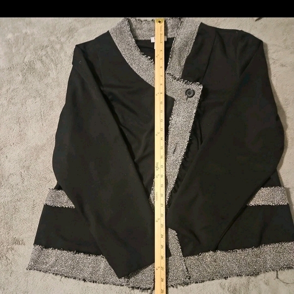 Monroe Tweed Blazer Women 2XL Office Church Party Y2k Cottage Boho Barbie - Picture 8 of 11